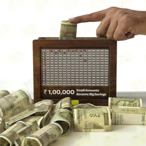 Money Saving Challenge Board – Mood Wooden Savings Tracker