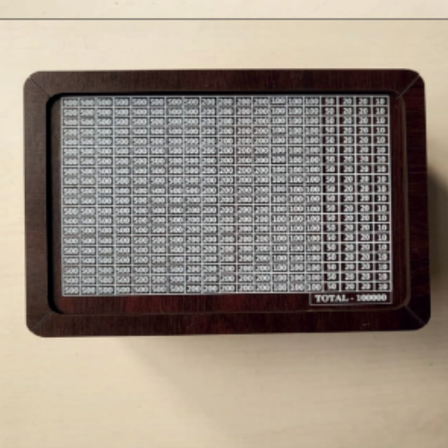Money Saving Challenge Board – Mood Wooden Savings Tracker