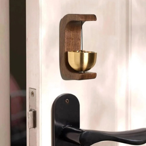 Wooden Door Bell – Trend Treat Brass Entryway Chime