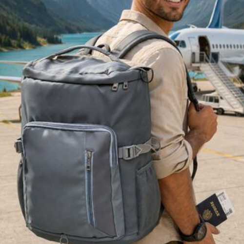Sturdy Duffel Backpack – Convertible Weekender