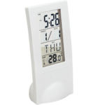 Best Transparent LCD Desk Clock – Neon Alarm & Thermometer