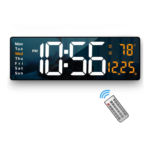 Best 16.2 Inch Large LED Wall Clock – Hyperlynx with Remote Control