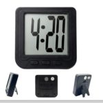 Compact LCD Digital Clock – Pulse Foldable Stand Clock