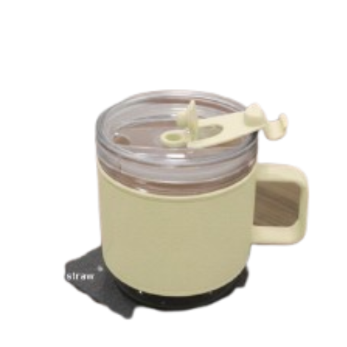 Best Glass Mug MiniBrew – Compact 400ml Cup with Straw Lid