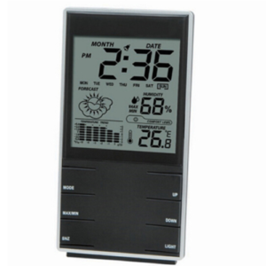 Essential Digital Weather Station Clock with Alarm