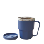 Vertex Steel Double Wall Mug | Leak-Proof Flip Top Lid