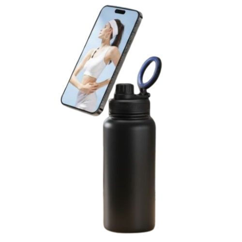 Best Vacuum Flask HeatVault Mag – 3-in-1 Phone Stand Bottle