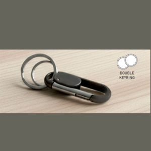 Griplock: Premium keychain with carabiner | Oval branding area