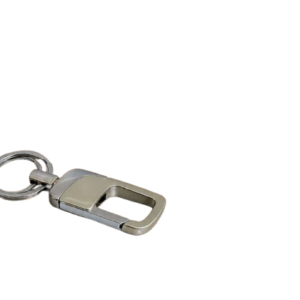 Anchor: Premium Double Finish Rectangular Keychain with Carabiner | Double Keyring