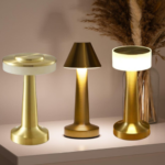 Exclusive Rechargeable Table Lamp – 3 Colour Mode Touch Metal Lamp