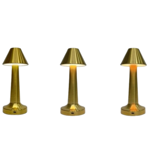 Exclusive Rechargeable Table Lamp – 3 Colour Mode Touch Metal Lamp