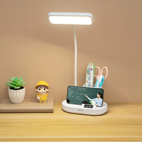 LED Desk Lamp DESKIE Clock Edition – Rechargeable & Timer