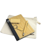 Essential Bamboo Essentials Kit in Canvas Pouch
