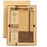 Golden Combo – Eco-Friendly Notebook & Pen Gift Set