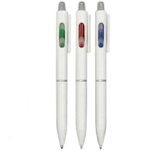 Exclusive Sand Timer Pen with Soft Grip | 15-Second Timer Pen with Matte-White Finish