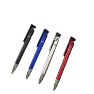 3-in-1 Pen with Stylus and Mobile Stand | Multifunction Metallic Pen for Office & Gifting