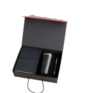 Sleek Temperature Mug Gift Set with Notebook & Pen