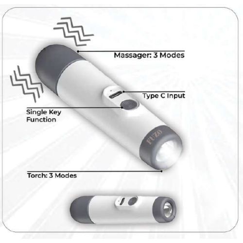 FUZO Best Facial Massager with Flashlight – RayLax Rechargeable Torch - Image 2