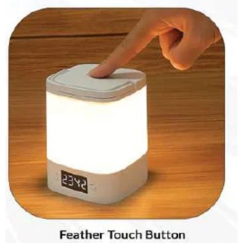 FUZO Best LED Night Lamp with Clock – Gleam Desk Lamp