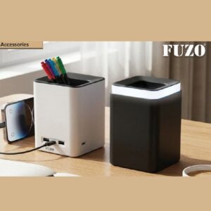 FUZO Desk Organizer with Charging Station –Elevate 3-in-1