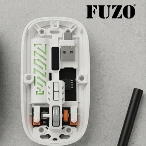 FUZO Essential Transparent Wireless Mouse – Dual Mode