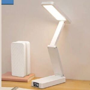 FUZO Foldable Desk Lamp with Clock –Beacon LED Light