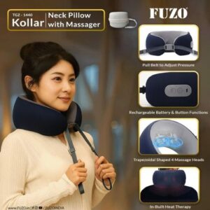 FUZO Neck Massager Pillow – Kollar with Heat Therapy