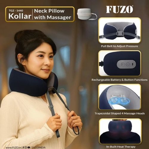 FUZO Neck Massager Pillow – Kollar with Heat Therapy