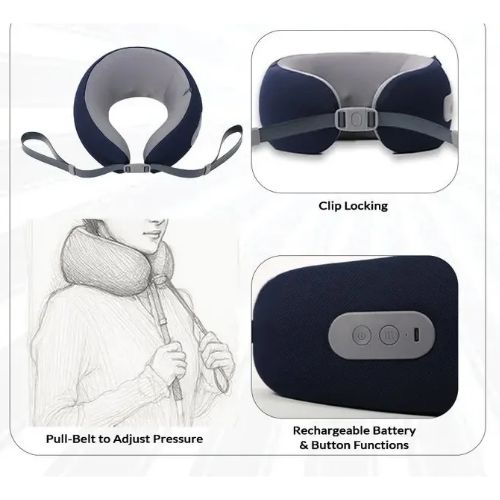 FUZO Neck Massager Pillow – Kollar with Heat Therapy