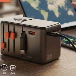 FUZO Universal Travel Adapter with GaN Charger – Zapp