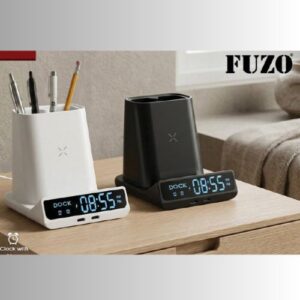 FUZO Wireless Charging Station with Clock –Dock Multi-Utility Stand