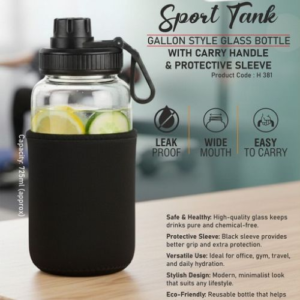 Glass Water Bottle SportTank