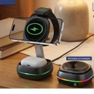 UZO Trinity 3-in-1 Magnetic Wireless Charging Station