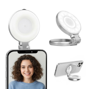 Clip On Selfie Ring Light – Foldable LED Phone Light