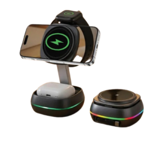 Best Trinity 3-in-1 Magnetic Wireless Charging Station – Fast Charge for iPhone, Apple Watch & Earbuds