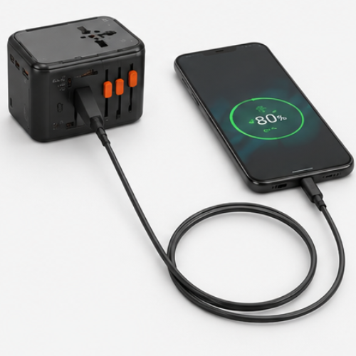 Universal Travel Adapter with GaN Charger – FUZO Zapp