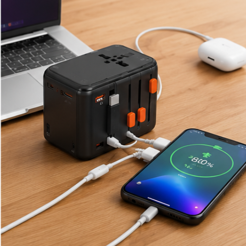 Universal Travel Adapter with GaN Charger – FUZO Zapp