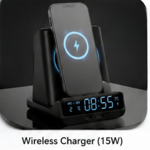 Best Wireless Charging Station with Clock – FUZO Dock Multi-Utility Stand