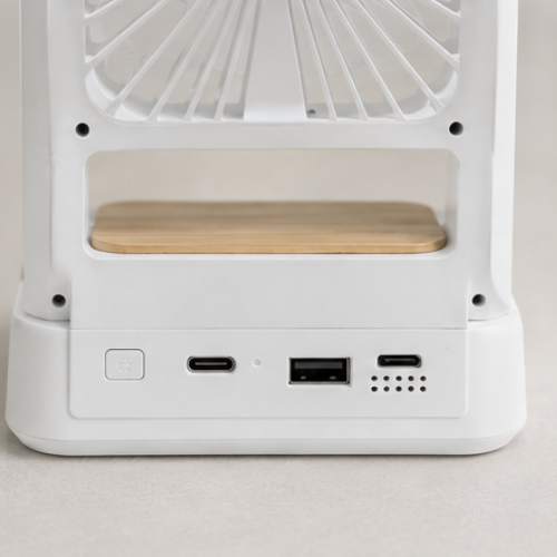 Best Desk Fan with Clock and Phone Stand – FUZO Gale 5-in-1