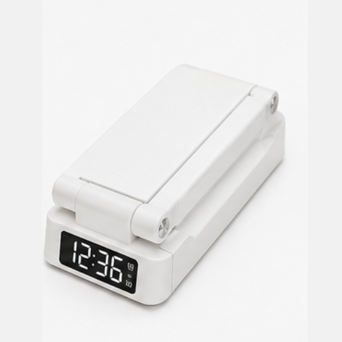Foldable Desk Lamp with Clock – FUZO Beacon LED Light