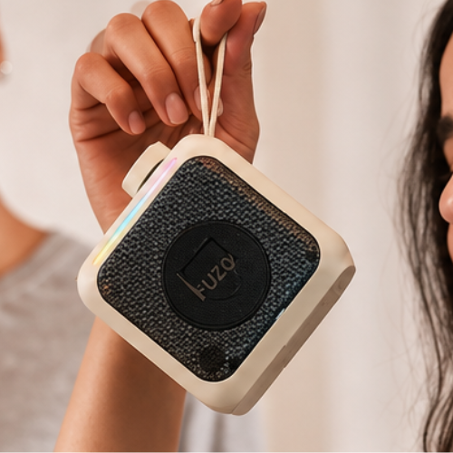 Portable Bluetooth Speaker – FUZO MU6 with RGB Lights