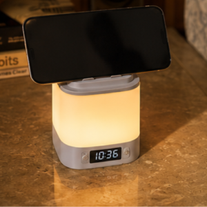 Best LED Night Lamp with Clock – FUZO Gleam Desk Lamp