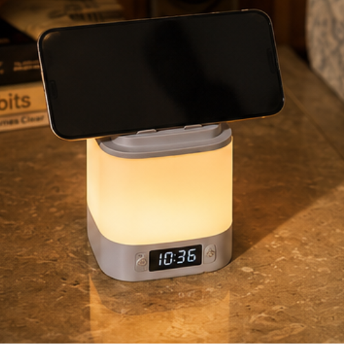 Best LED Night Lamp with Clock – FUZO Gleam Desk Lamp