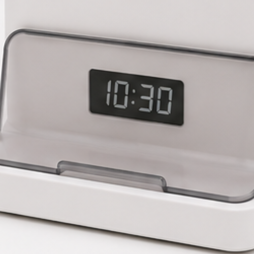 Desk Lamp with Pen Stand and Clock – FUZO Ray
