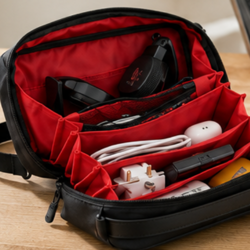 FUZO Stash – Tech Organizer with Handle and Shoulder Strap