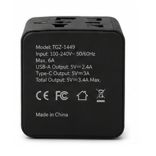 Best Universal Travel Adapter – FUZO TravelEase Type C & USB