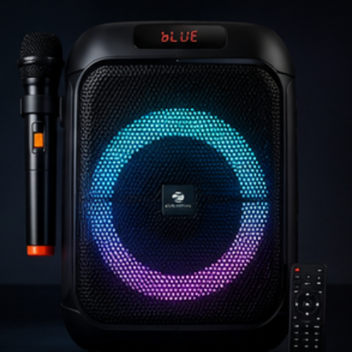 Party Speaker with Wireless Mic – Zebronics Sono Plus