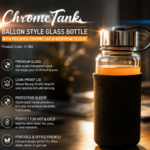 Glass Water Bottle