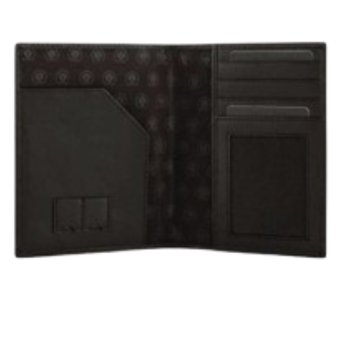Cross Passport Holder 4CC Wallet — Black & Navy Blue