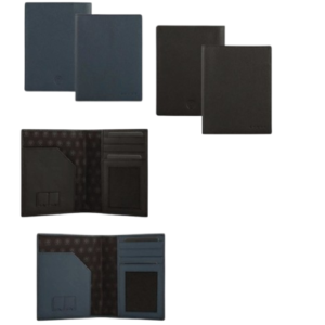Cross Passport Holder 4CC Wallet — Black & Navy Blue